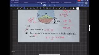 arc length and area of sector p5 [upl. by Akilam]