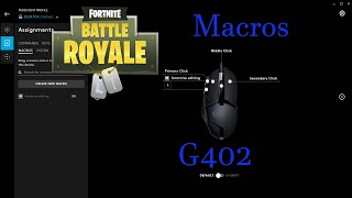 How To Do Macros On Logitech G402 Mouse Fortnite [upl. by Furtek708]