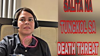 INDAY SARA NAG SALITA NA TUNGKOL SA DEATH THREAT SAKANYA viralvideo fyp duterte indaysaraduterte [upl. by Eliam]