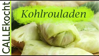 Kohlrouladen rollen schmoren zubereiten  Omas einfaches Rezept [upl. by Veradia152]