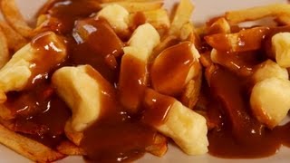 Poutine Cheese Curds French Fries and Gravy  Sous Chef Jordan [upl. by Anirac]