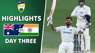 IND vs AUS 1st Test Day 3 Highlights 2024 India vs Australia Day 3 Highlights Todays Cricket Match [upl. by Borgeson432]