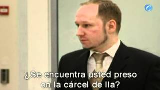 El asesino de Oslo desafía al tribunal [upl. by Ilime]