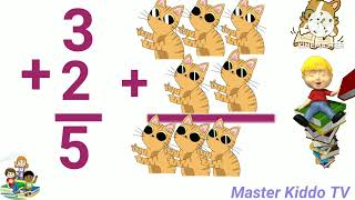 Learn one digit AdditionBasic Addition grade 1Math Addition for class 1Addition for toddlers🤓 [upl. by Danette]