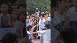 NewBeatHinLOVE  Undercover  Busking Cover  Taeyang Fancam  240811 [upl. by Ylevol]