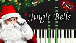 Jingle Bells Piano  Christmas Piano Tutorial Easy [upl. by Adam]