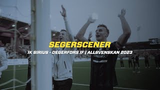 Segerscener  Sirius  Degerfors  Omgång 25 i Allsvenskan 2023 [upl. by Gregorio88]