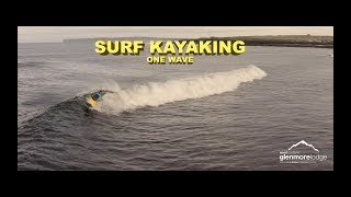 Surf Kayaking  One wave [upl. by Ynnaj]