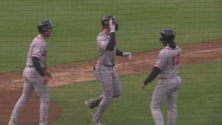 Lansing Lugnuts take down Michigan State in Crosstown Showdown [upl. by Araccat]