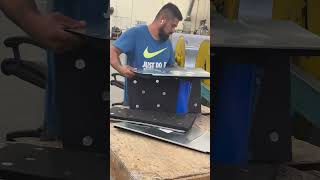 Assembling 4 piece Armaflex lined Rectangular Duct Fitting [upl. by Tirrag]