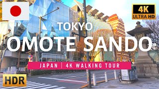 Tokyo Japan 4K Walking Tour  From Omotesando to Harajuku 4K HDR60fps [upl. by Eelrac]