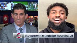 Ohio State wide receiver Parris Campbell I want to be the Lakers forward LeBron James of the NFL [upl. by Aiek]