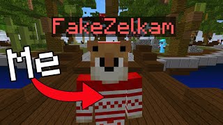 So I Disguised as a FAKE Zelkam account [upl. by Sullivan356]