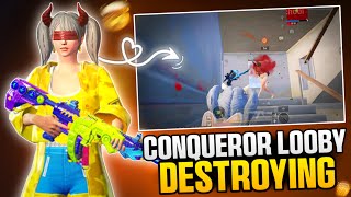 Aquos R2 Test 🥵  Conqueror Looby Destroying  😍❤️ R2 Pubg Test 2024 [upl. by Meean778]