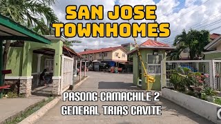 SANJOSE TOWNHOMES in PASONG CAMACHILE 2 GENERAL TRIAS CAVITE  Tour  Maganda Dito  HD [upl. by Melbourne320]