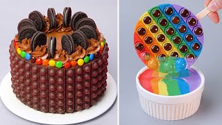 100 So Yummy Rainbow Cake Ideas for You  Fun and Creative Chocolate Cake Decorating Tutorials [upl. by Anay]