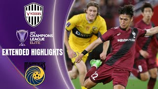 Vissel Kobe vs Central Coast Mariners Extended Highlight  AFC Champions League Elite  CBS Sports [upl. by Lehcsreh152]