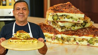 TORTA RUSTICA CON ZUCCHINE RICOTTA e SALAME  Ricetta Facile FATTA in CASA [upl. by Patton]