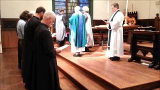 Verger installation at Trinity Episcopal Church Covington KY [upl. by Hgeilhsa]