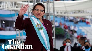 Xiomara Castro sworn in as Honduras first female president [upl. by Nos111]