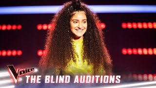 The Blind Auditions Lara Dabbagh sings Scars To Your Beautiful  The Voice Australia 2019 [upl. by Annirak474]