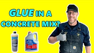 Can You Add Glue to a Concrete Mix [upl. by Tim]