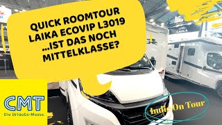 CMT 2024  Quickroomtour Laika Ecovip L3019 ist das noch Mittelklasse [upl. by Nwahsat]