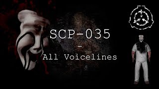 SCP035  All Voicelines with Subtitles  SCP  Containment Breach v1311 [upl. by Oremodlab80]