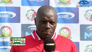 Shabana FC vs Nairobi City Stars Head Coaches Post Match Reactions [upl. by Buiron]