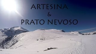 ARTESINA amp PRATO NEVOSO  Mondolè Ski Area [upl. by Kerwon]