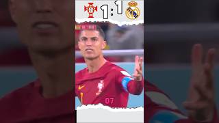 Portugal vs Real Madrid World Cup 2026 Ronaldo vs Ronaldo but who is the legend ronaldo sports [upl. by Gannie]