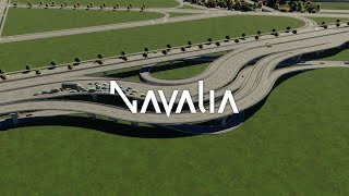 Sunken highway and interchange  Navalia Ep4  Cities Skylines 2 [upl. by Seessel]