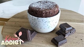 CHOCOLATE SOUFFLE  aerated dark chocolate dessert heaven [upl. by Tnias638]