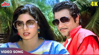 Sridevi Sridevi Song 4K  Kishore Kumar  Sarfarosh Movie Songs  Jeetendra Sridevi  Fun Song [upl. by Acinelav2]