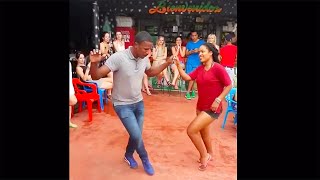 Bailando Bachata en Bonao Republica Dominicana  Johanna y Pitufo [upl. by Artaed874]