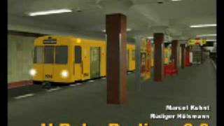 UBahn Berlin v3  TRS2004  Fehrbelliner Platz [upl. by Ainuj]