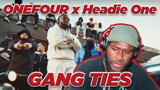 ONEFOUR x Headi One  Gang Ties Music Video REACTIONS [upl. by Sollie]