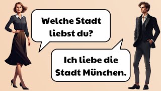 Deutsch Lernen mit Dialogen A1A2  Deutsch Lernen  Deutsch Dialoge für Anfänger [upl. by Cilla]