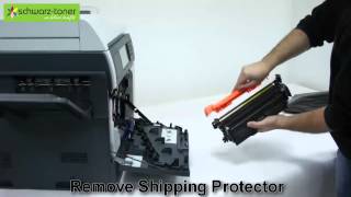 HP Color LaserJet Enterprise CM 4540MFP Cartridge Replacement user guide CE260A64XCF031A32A33 [upl. by Alaekim]