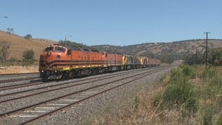 Northbound Bulldogs  Nine EMD classics  Australian Railways [upl. by Aleirbag]