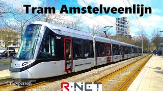 Amstelveenlijn Tram Amsterdam Zuid  Meent Amstelveen  Lijn 25 [upl. by Tristan]