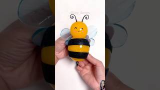 🐝HoneyBee Squishy DIY with Nano Tape [upl. by Annaer]