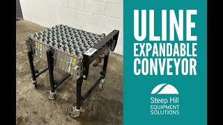 ULINE Expandable Conveyor 4629 [upl. by Immij334]