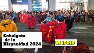 Cabalgata de la Hispanidad 2024 EN MADRID [upl. by Hobart909]