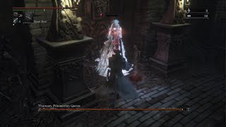 Bloodborne  Yharnam Pthumerian Queen Chalice Dungeon Boss Fight  Gold TrophyAchievement [upl. by Aileen]