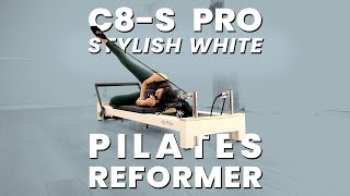 The C8S Pro Stylish White Pilates Reformer  AlignPilates [upl. by Reynolds]