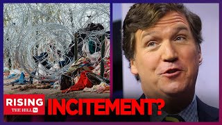 TO ARMS Tucker Carlson RALLIES Men to the Texas Border Amidst Stand Off [upl. by Ahsenroc]