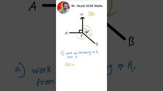 GCSE Maths  Bearings bearings bearing gcsemaths maths gcse mathsgcse [upl. by Epilef605]