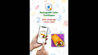 Nonogram Color  Daily Challenge  16 Nov 2024 shorts logic puzzle fun game [upl. by Dahc193]