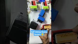 DIY Self inking Stamp Veriety please select one selfinkingstamp verietyshow [upl. by Eidnalem]